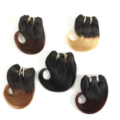 Deniya Factory Wholesale Wig Straight Wave Brazilian Hair Extension Human Hair Weft