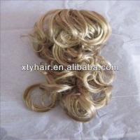 blonde pony hair extension claw clips